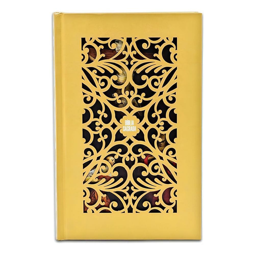 Bíblia Sagrada NVI, Capa Dura, Dourada, Leitura Perfeita