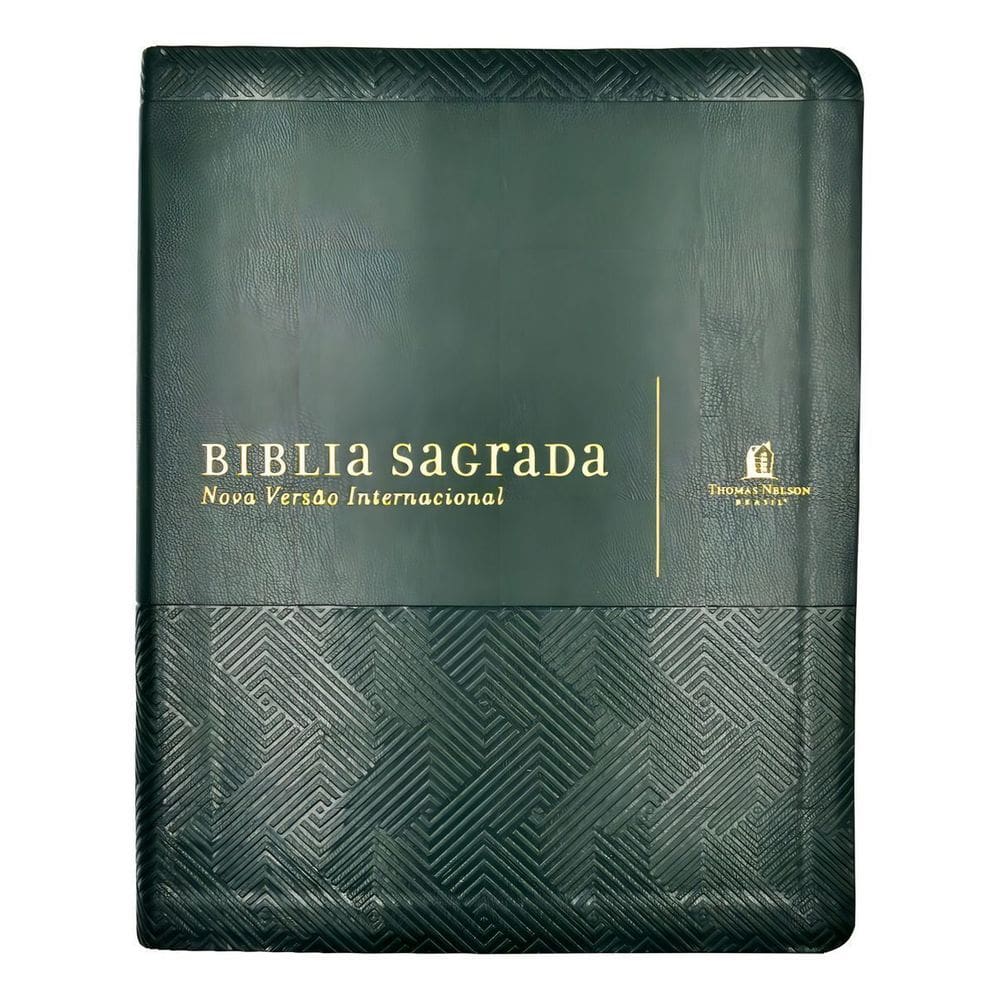Bíblia Nvi, Couro Soft, Verde, Com Espaço Para Anotações, Leitura Perfeita