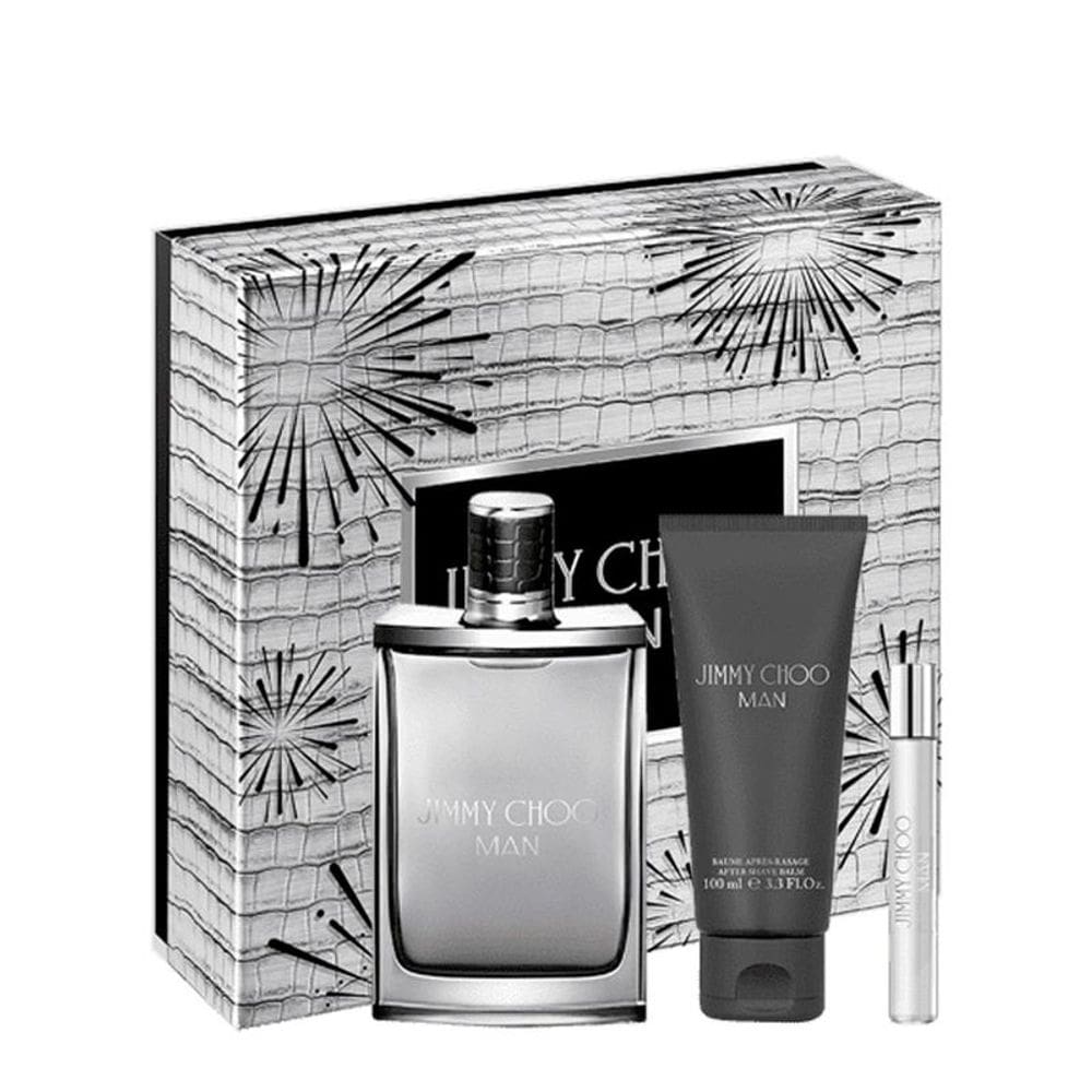 Kit Jimmy Choo Man Masculino - Eau de Toilette 100ml + Eau de Toilette 7,5ml + Sabonete 100ml