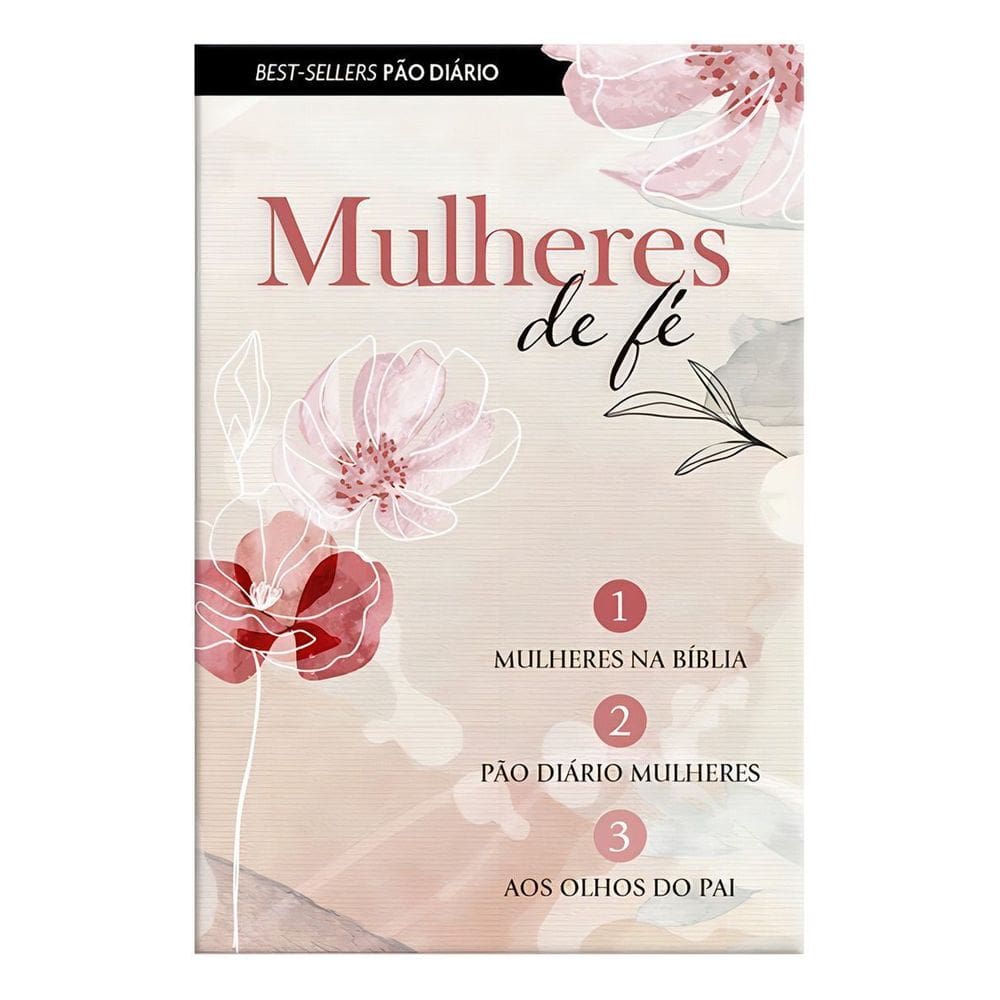 Box - Mulheres de Fé - 3 Livros - Um box especial para elas