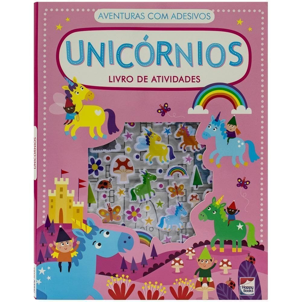 Aventuras Com Adesivos - Livro de Atividades: Unicórnios