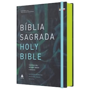 Bíblia Sagrada Holy Biblie - Bilíngue - Português e Inglês - Creation