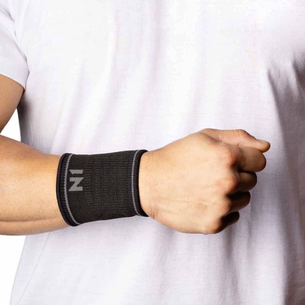 Protetor De Punho Elastico R49 - Preto/Cinza P