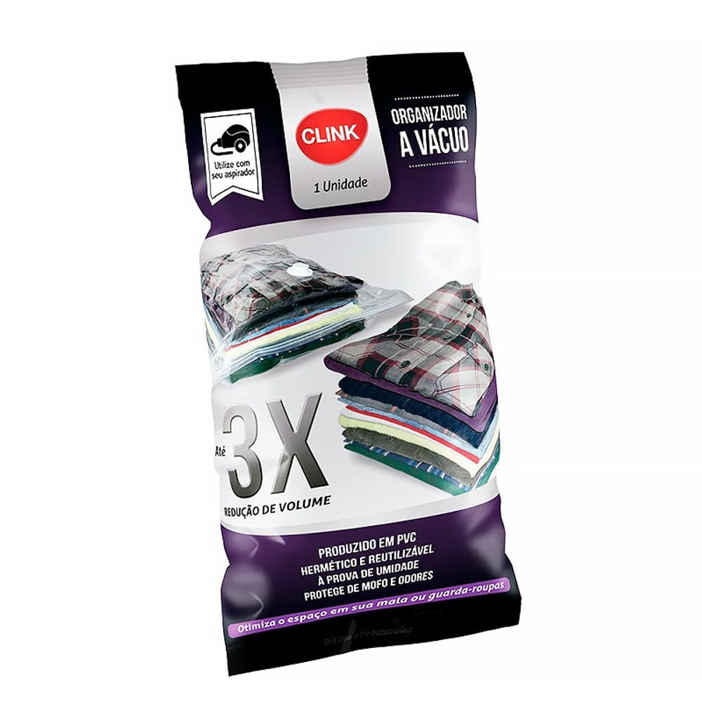 Organizador a Vácuo 70x110cm CK4761 - Clink