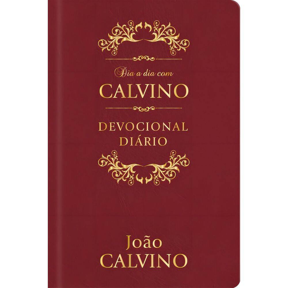 Dia Dia Com Calvino - Capa Couro - Devocional Diário