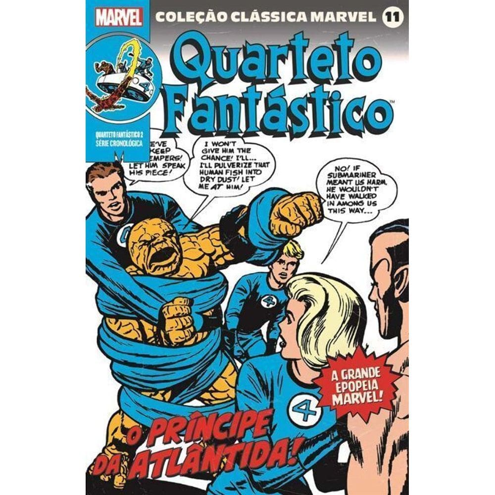 Coleção Clássica Marvel Vol.11 - Quarteto Fantástico Vol.02