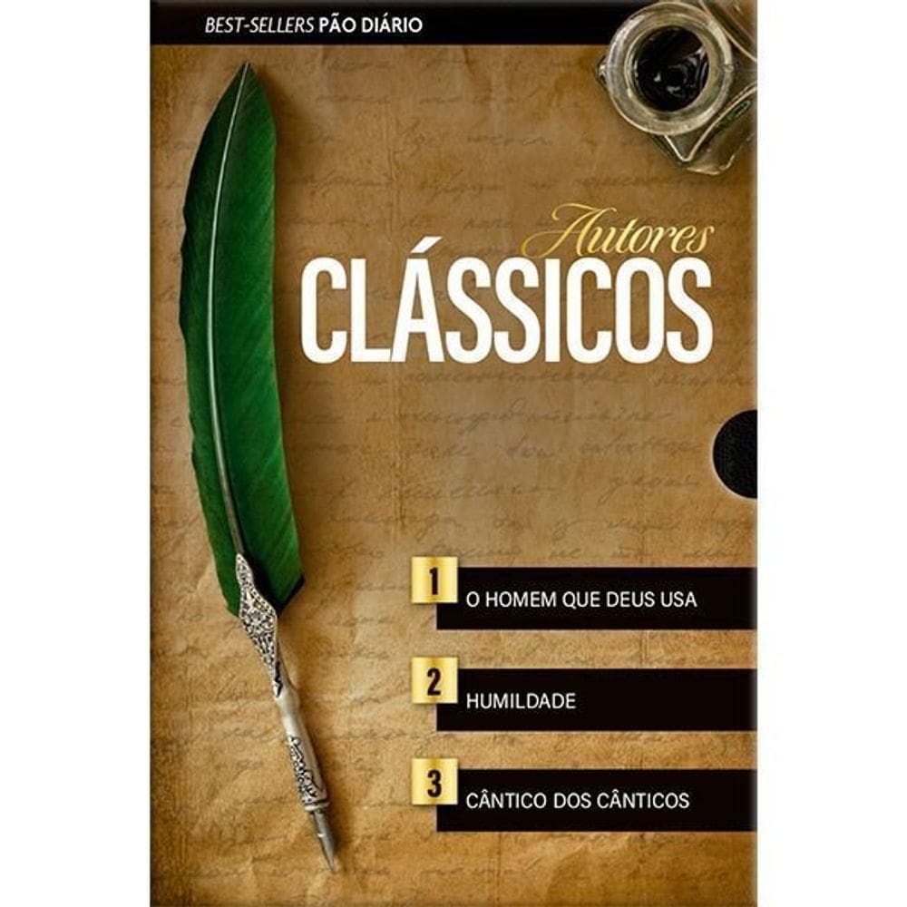Box - Autores Clássicos - 3 Livros - Clássicos da Literatura Crsitã