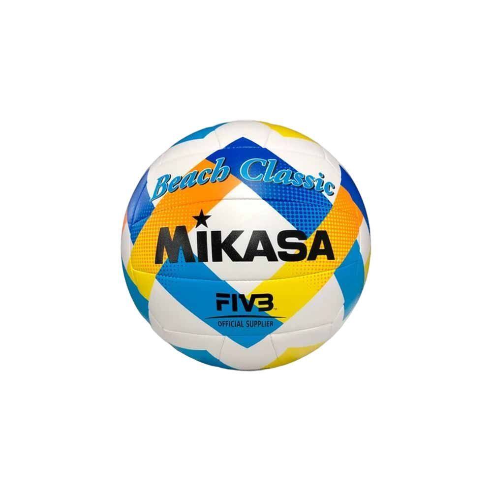 Bola Vôlei de Praia Mikasa Couro Sintético Unissex BV543-Y