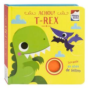 Esconde-Esconde Com Feltros - Achou! T-Rex