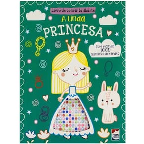 Livro de Colorir Brilhante - A Linda Princesa
