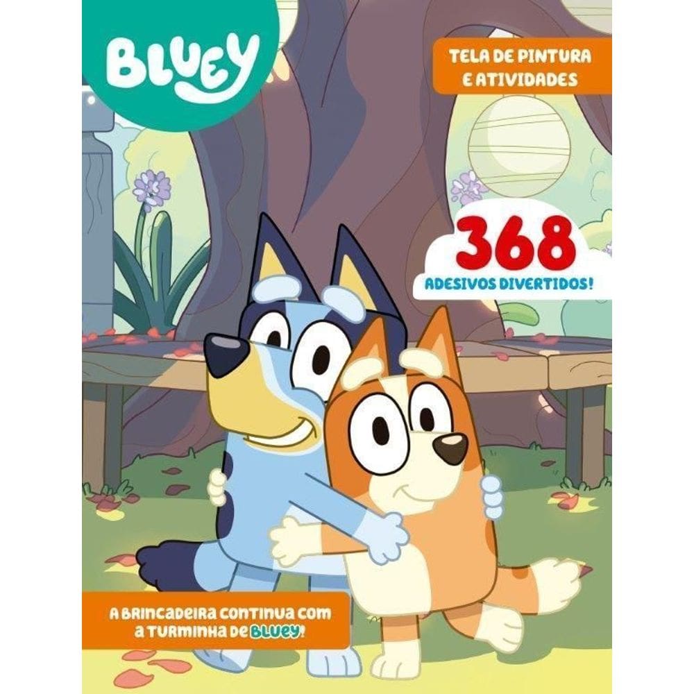 Bluey - Tela de Pintura e Atividades