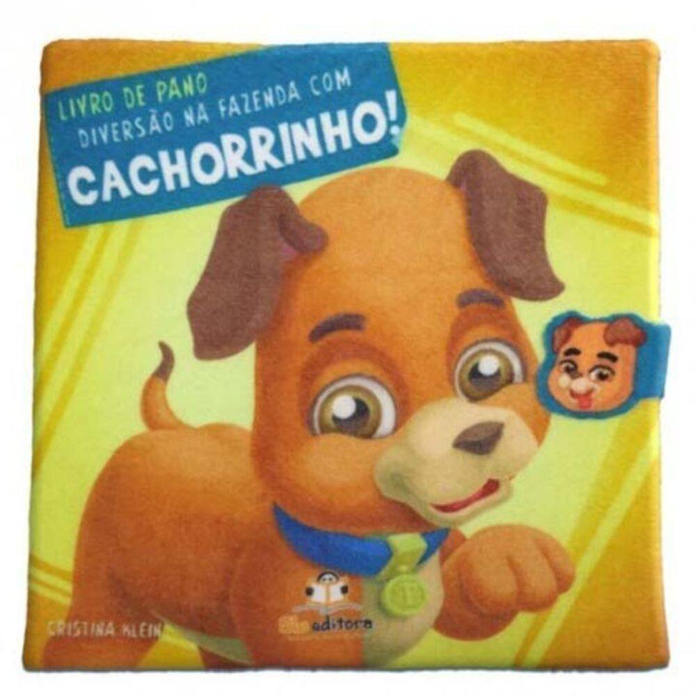 Livro de Pano - Diversão na Fazenda - Cachorrinho!