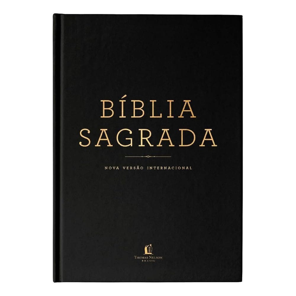 Bíblia NVI, Capa Dura, Preta, Econômica, Clássica