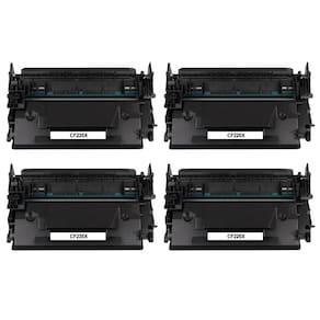 Kit 4 Toner Compatível 26X MAIOR CF226X M402 M426