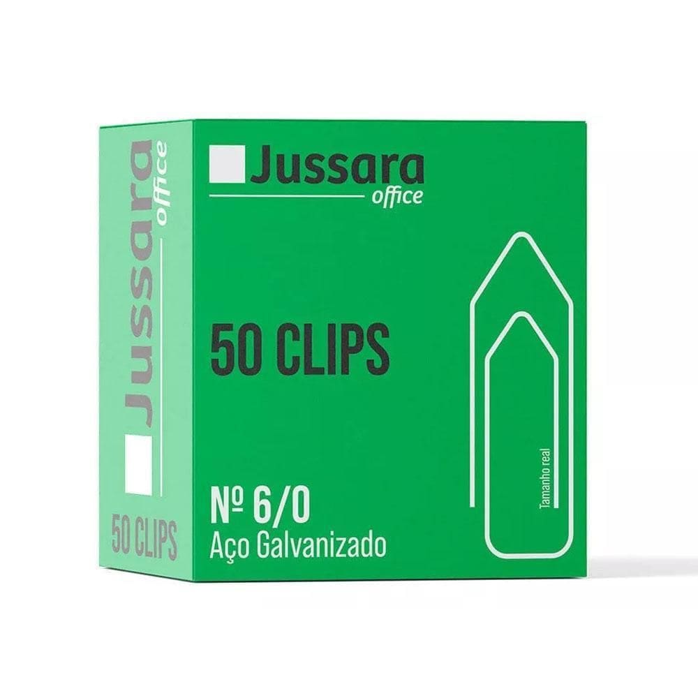 Clips N6 Aço Galvanizado 50 Unidades Jussara Office