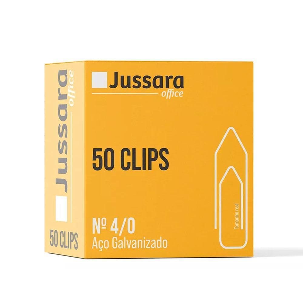 Clips N4 Aço Galvanizado 50 Unidades Jussara Office