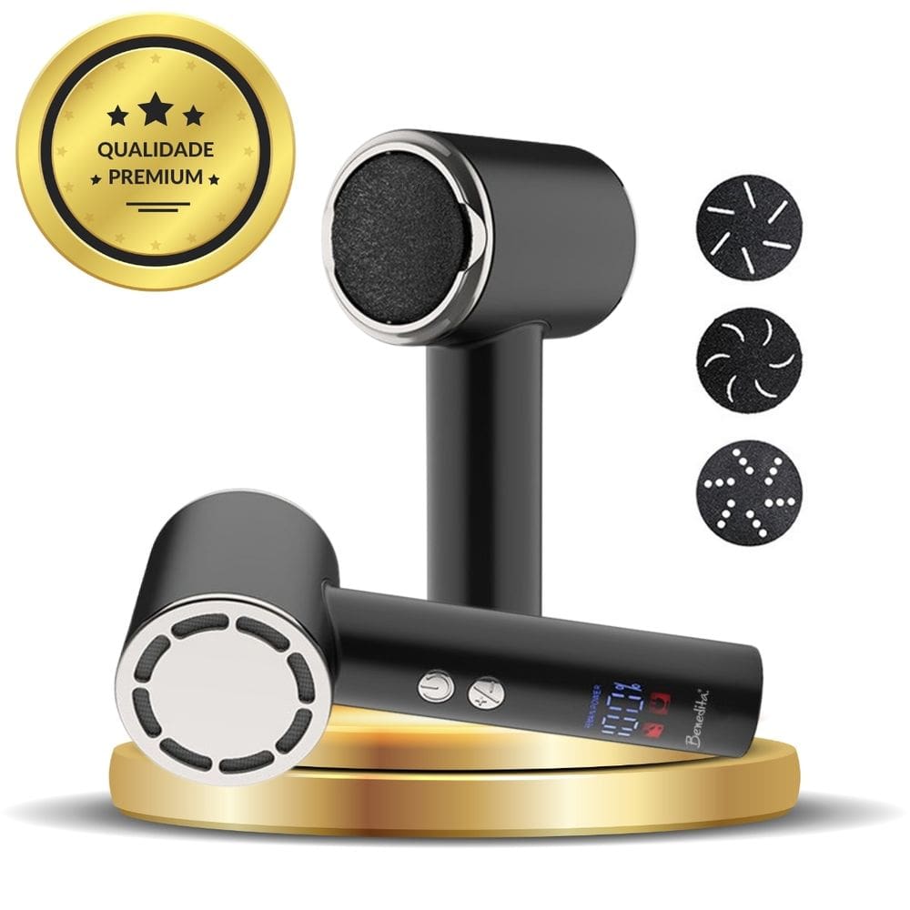 Removedor De Calos Profissional Bateria Durável Recarregável Impermeável