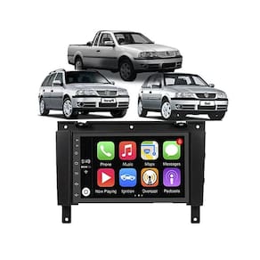 Kit Multimídia Gol Voyage Saveiro Parati G3 7 Pol CarPlay AndroidAuto - 708BR Roadstar