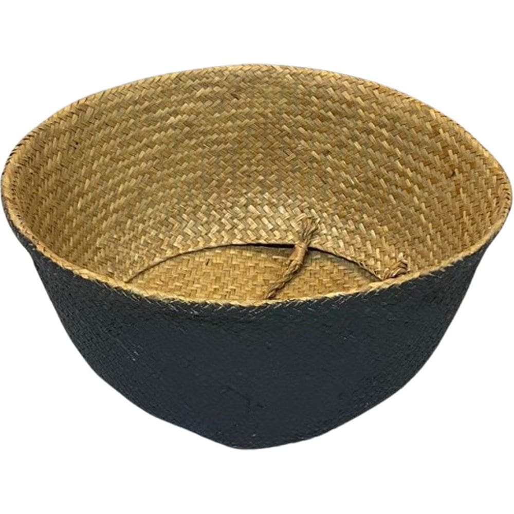 Cesta com Alça Decorativo em Palha 45cm