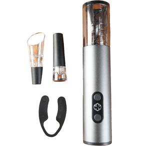 Kit Saca Rolhas Elétrico 4 Peças para Vinho