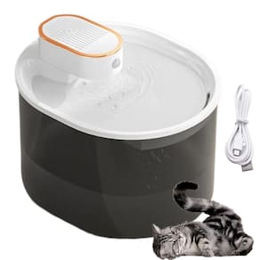Bebedouro Fonte de Agua Gato Pet Cao Cachorro 3 Litros Sensor Presença Movimento Animal de Estimaçao Bateria Recarregavel USB Automatico Silencioso