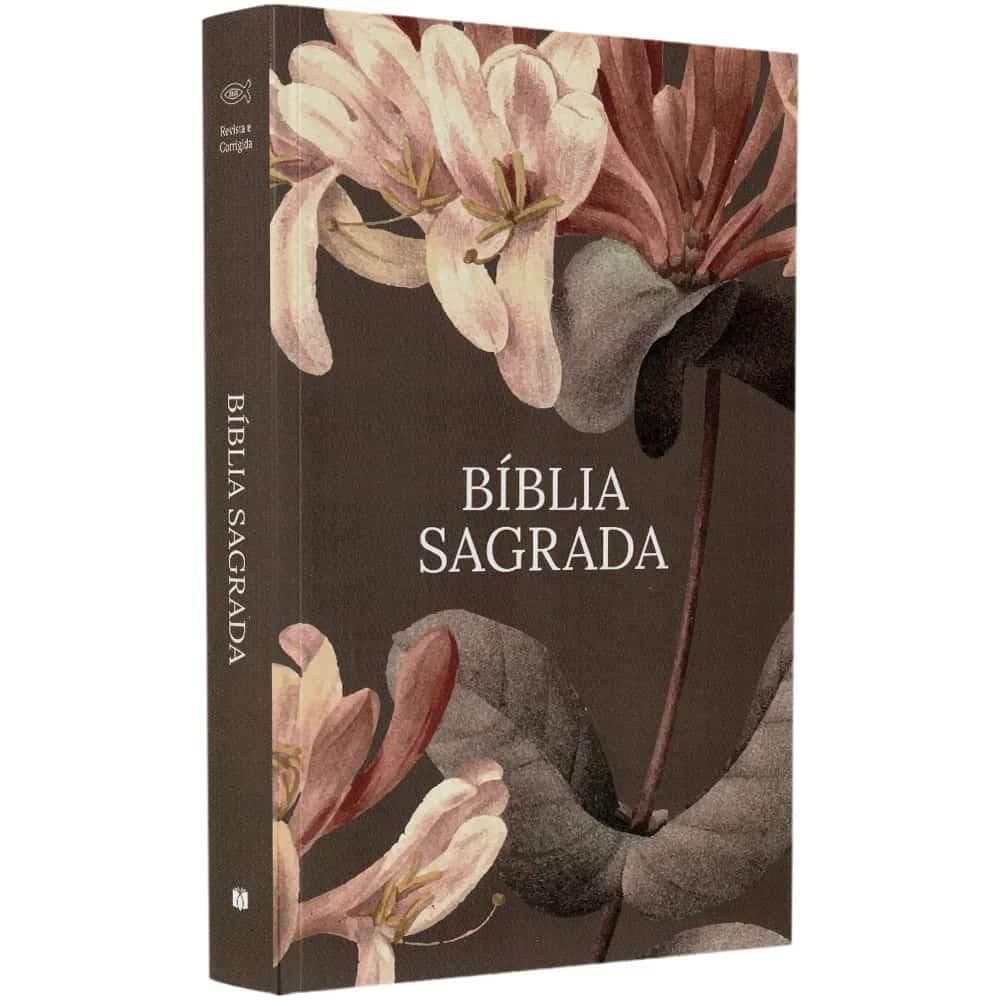 Bíblia Sagrada Pétalas Arc Letra Normal Capa