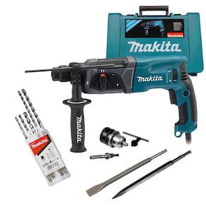 Martelete Perfurador Sds Makita Hr2470 800W + Kit Sds 110V