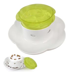 Comedouro Cao Pet Cachorro Gato Animal de Estimaçao Brinquedo Interativo Petisco Comida Raçao Treinamento Recompensa Quebra Cabeça