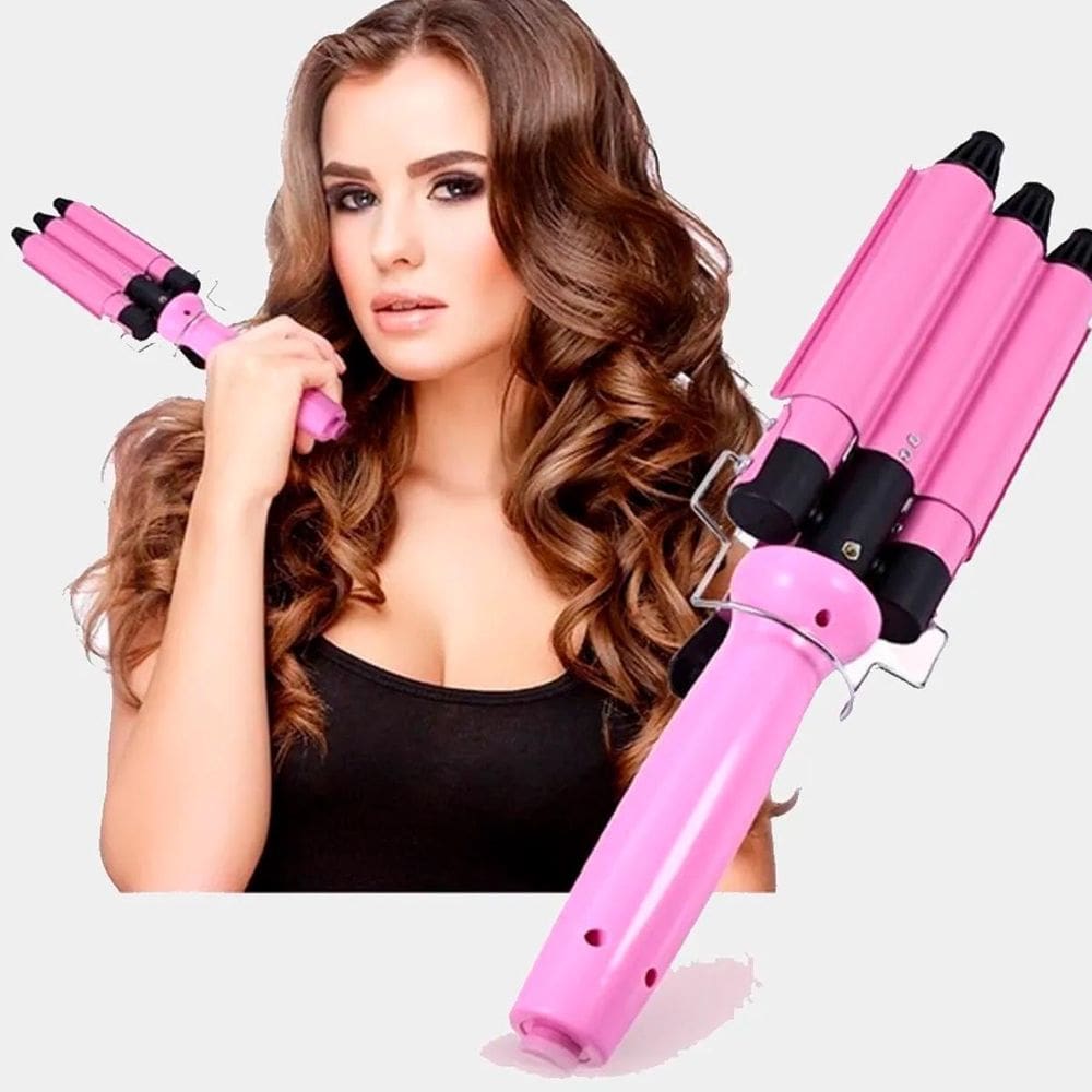Triondas Profissional Rosa 25Mm Bivolt Cabelos Sereia
