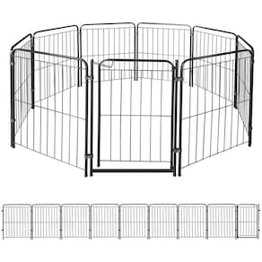 Cercado Cachorro Cães Pet Cercadinho 7 Módulos 82 Cm Altura
