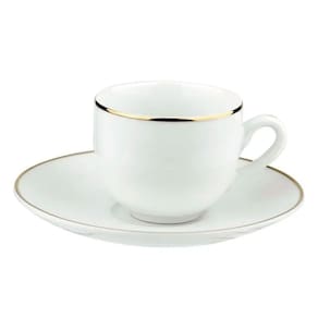 Xícara de Chá com Pires de Porcelana Legacy Gold 220ml - L`Hermitage