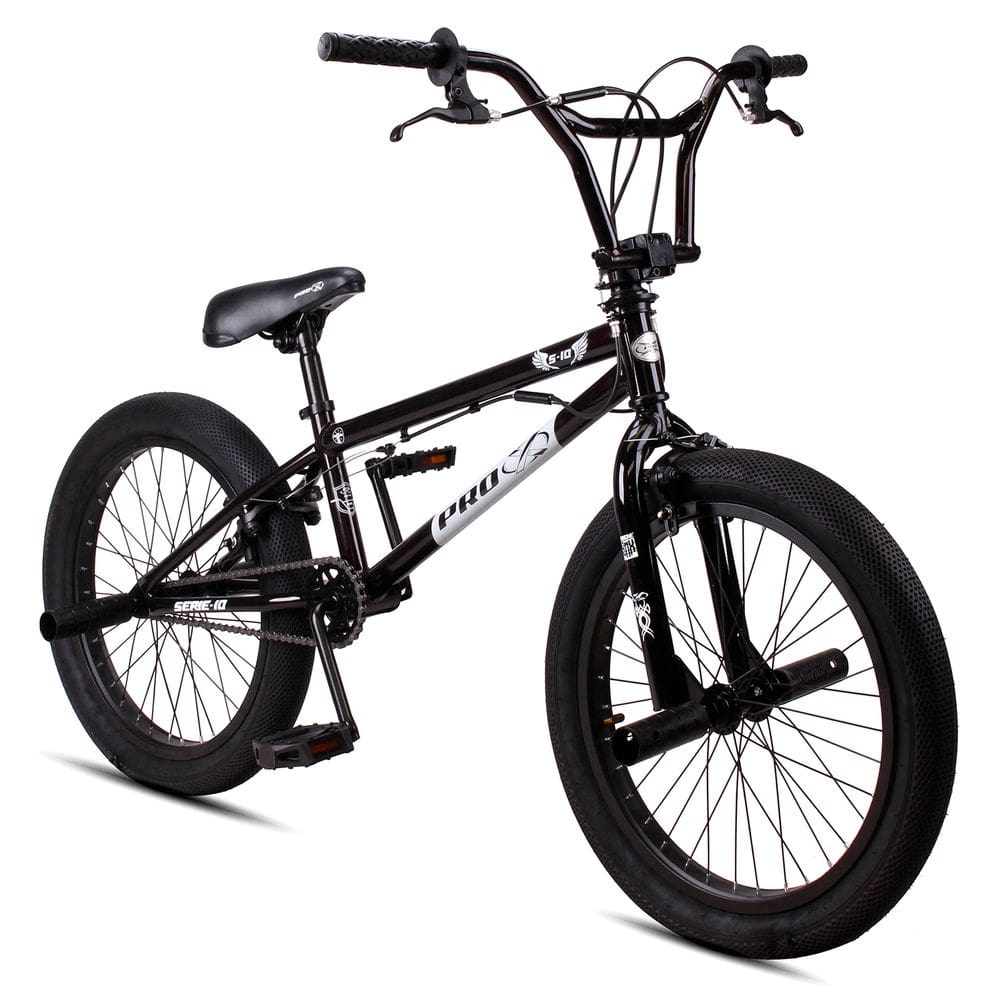 Bicicleta BMX Aro 20 Pro-X Serie 10 Rotor Pedaleiras Freio U-Brake Pneu Balão