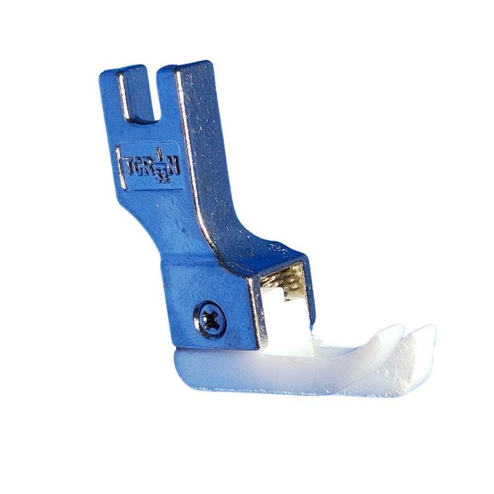 Pé Calcador De Teflon Pesponto Compensado Para Maquina Reta Industrial Lado Direito 1mm Tcr-1/32n