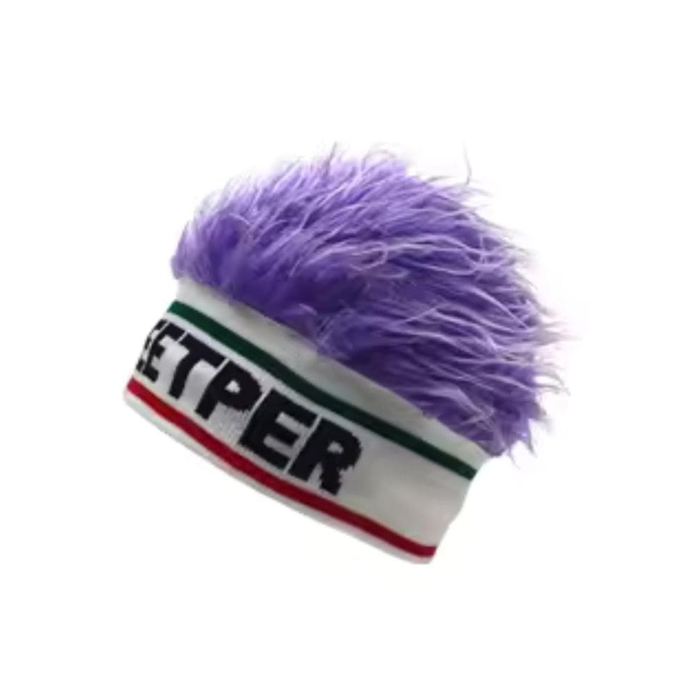 Gorro De Malha Com Peruca De Cabelo Chapéu De Malha Elastic