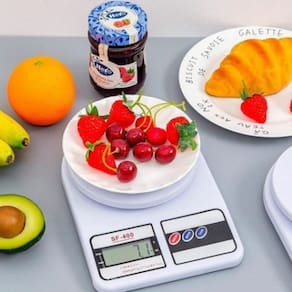Balança Digital De Precisão Cozinha 10Kg + 2 Pilhas Aa