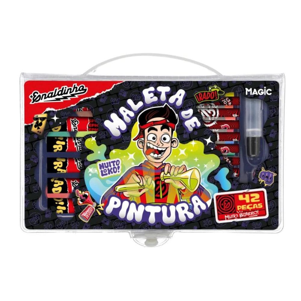 Maleta de pintura 42 peças Enaldinho