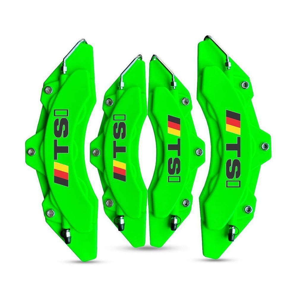 Kit Universal Verde Capa De Pinça De Freio Para Tsi + Cola