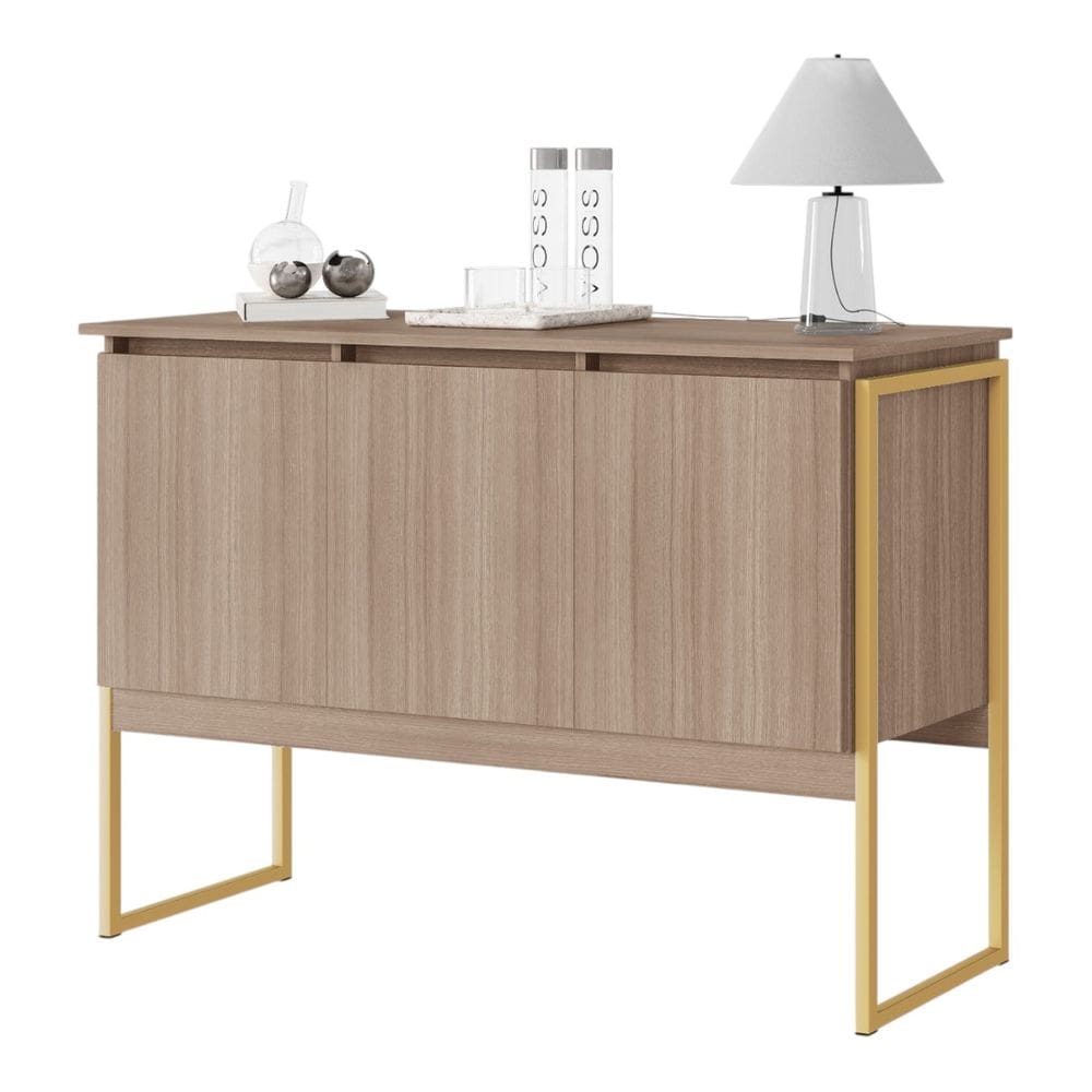 Buffet Dourado 3 Portas Montana Dourado 
