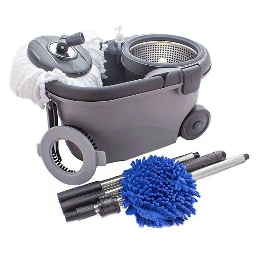 Mop Giratorio Move Cesto Inox