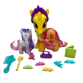 Unicórnio Encantado Com Acessórios 12 Pçs Menina Brinquedo