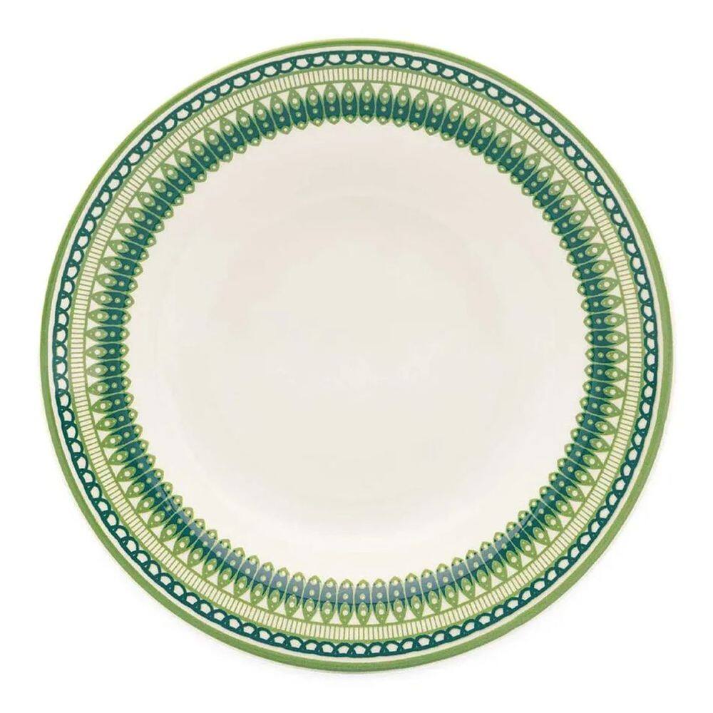 Prato Fundo de Cerâmica Donna Campestre 21,5cm 1un - Biona 135700