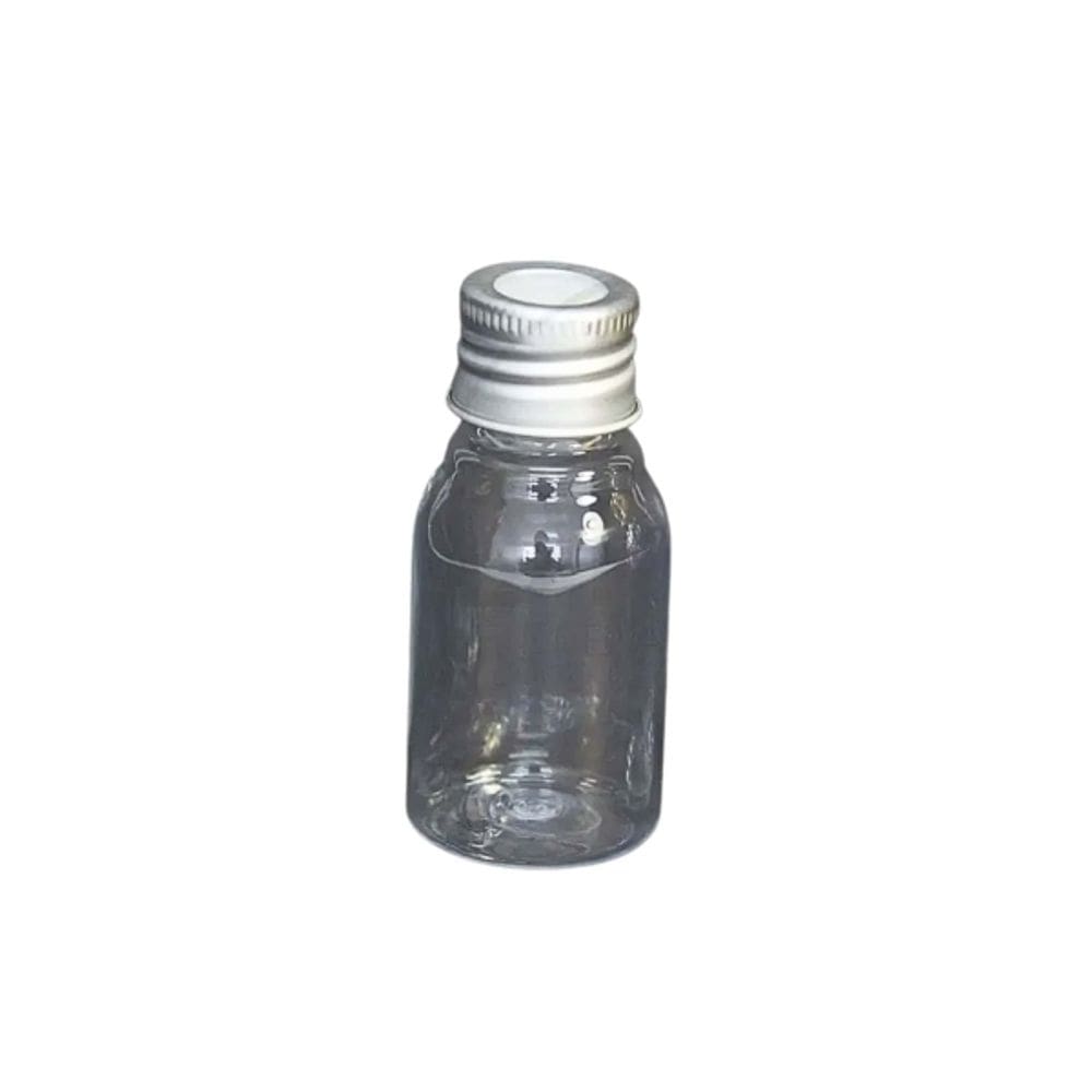 Lembrancinha Frasco 30ml Tampa Furada Prata 10 Un