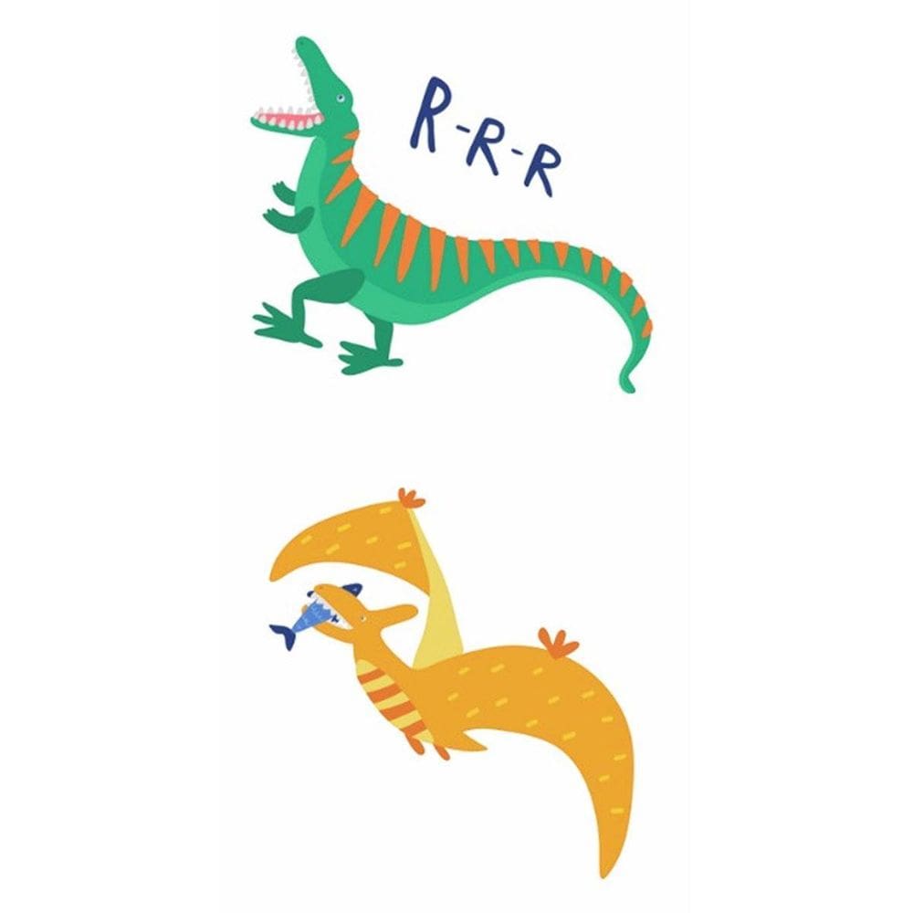 Tatufan Tatuagemtemporária Infantil Divertida Dino T-Rex