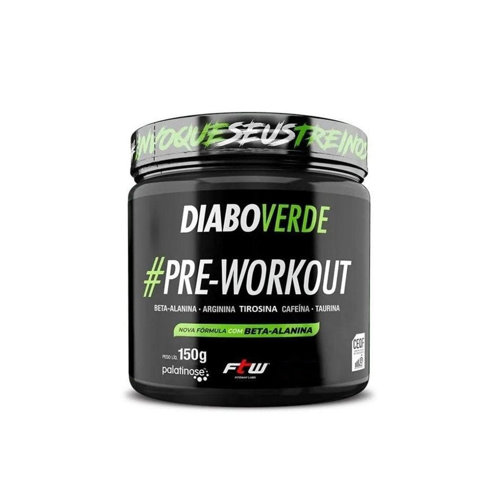 Diabo Verde Pre-Workout 150G - Sabor: Black Ice