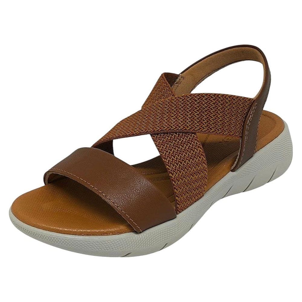 Sandália Feminina Fácil Calce Conforto Classica Usaflex