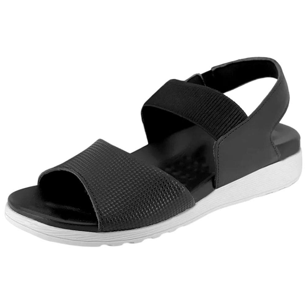 Sandalia Feminina Rasteira Plataforma Conforto Usaflex