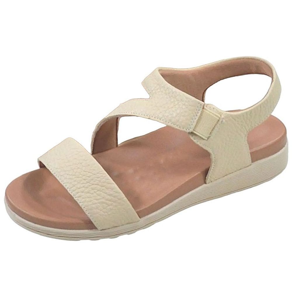 Sandalia Feminina Rasteira Plataforma Slip On Relax Usaflex