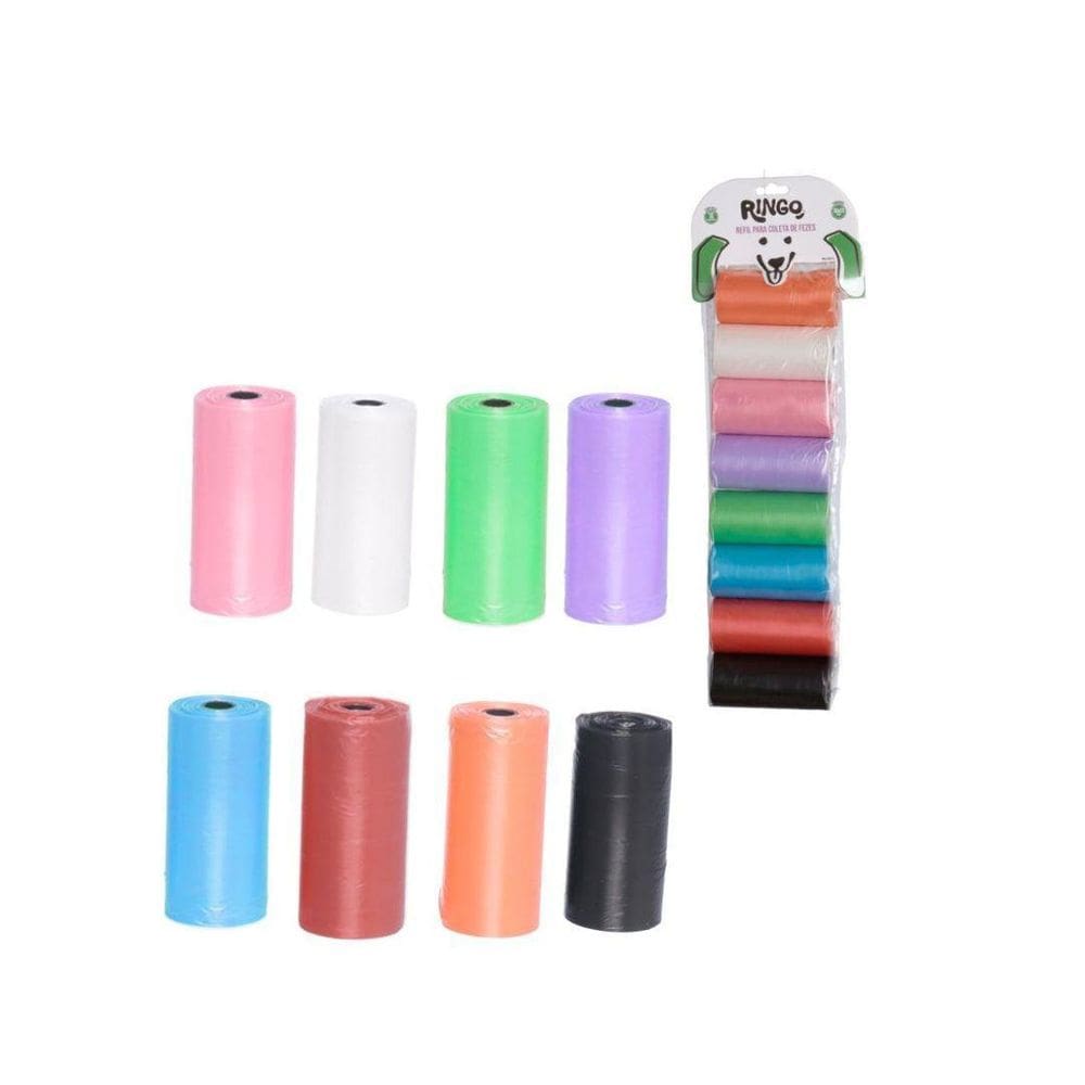 Refil Para Coleta De Fezes 8 Rolos Com 20 Sacos - Ringo