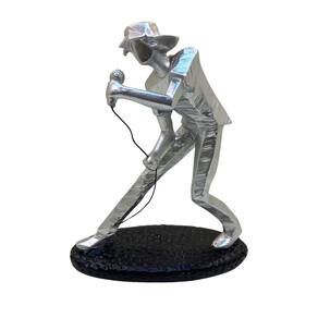 Figura Decorativa Músico Cantor 9 X 17 X 21 Cm
