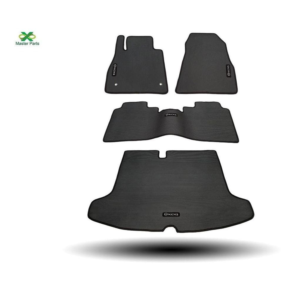 Tapete Borracha Kicks Com Traseiro Interiço E Porta-Malas